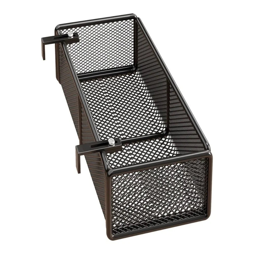 bac fleurs moderne fer forgé noir beige maille métallique clipsReusableBlackWhiteModernDesignPlantHolderSML