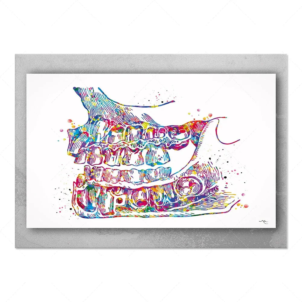 Image abstraite représentant une créature marine aux motifs colorés et dynamiques.