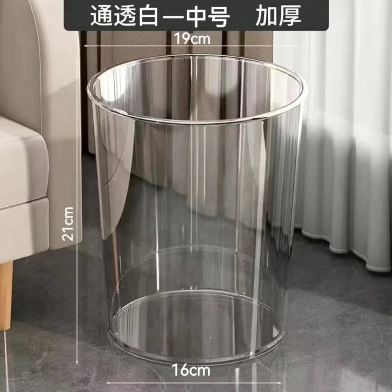 poubelle moderne transparente or grande chambre salon salle bain minimalistestyle