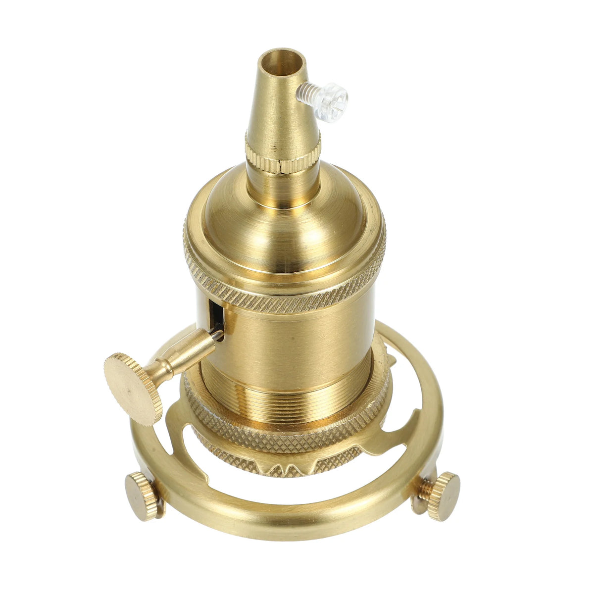 socle lampe doré classique finement gravé vintage lampe suspendue vis lumière E27