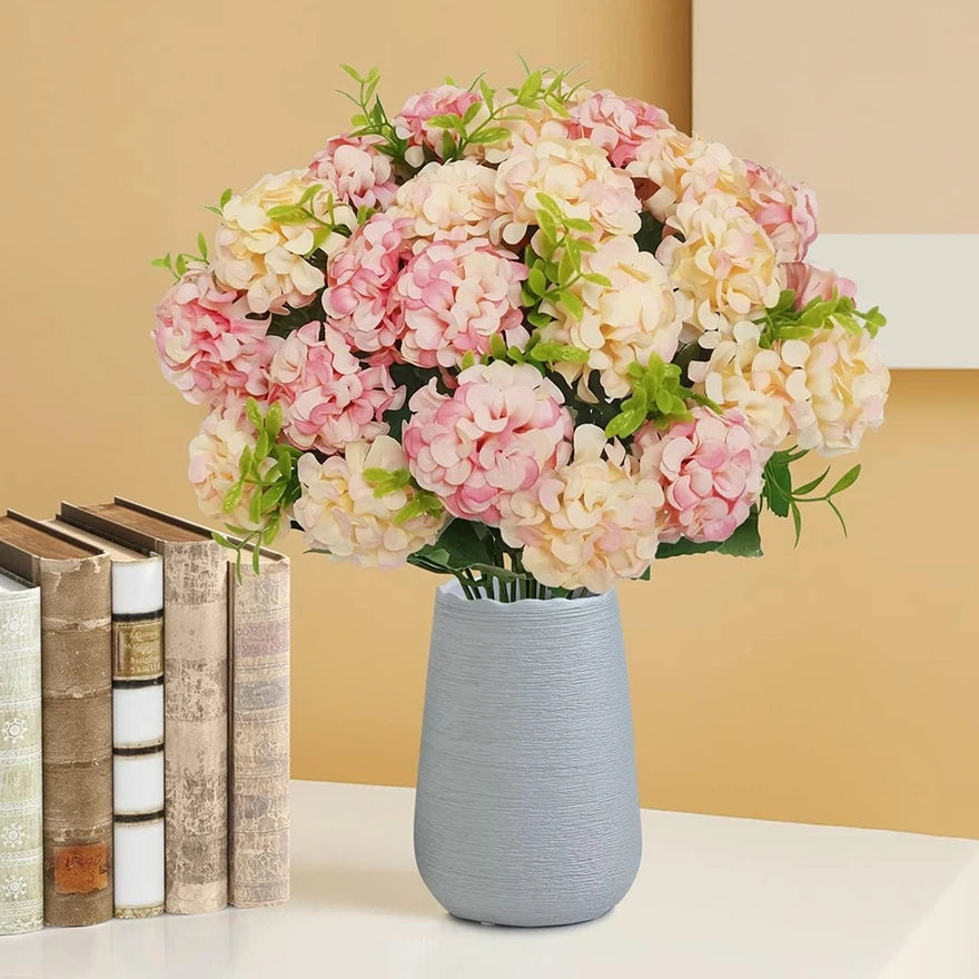 bouquet fleurs artificielles soie modernes intérieur décoration verte blanche rose rouge occasions anniversaire mariage