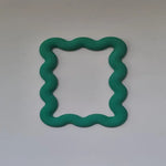 cadre photo magnétique moderne jaune blanc marron rose vert 3d ondulé aimants minimaliste