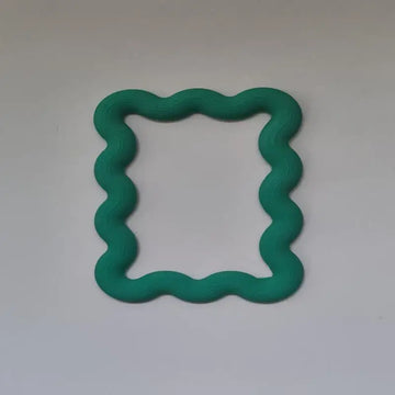 cadre photo magnétique moderne jaune blanc marron rose vert 3d ondulé aimants minimaliste