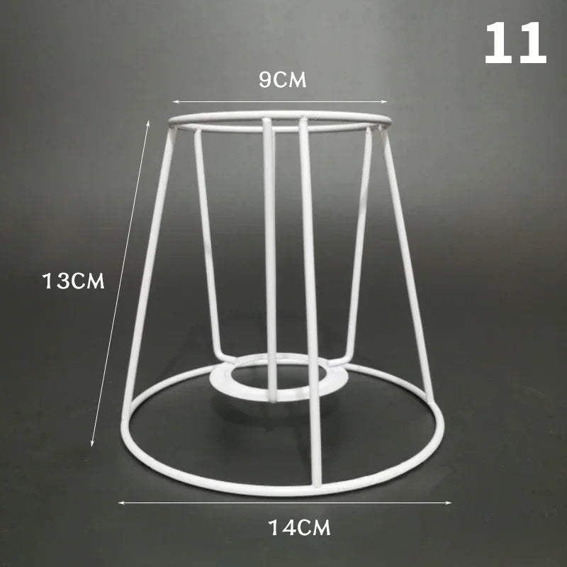support lampe moderne grille fleurs blanc opacité bricolage fixations invisibles abat jour