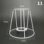support lampe moderne grille fleurs blanc opacité bricolage fixations invisibles abat jour