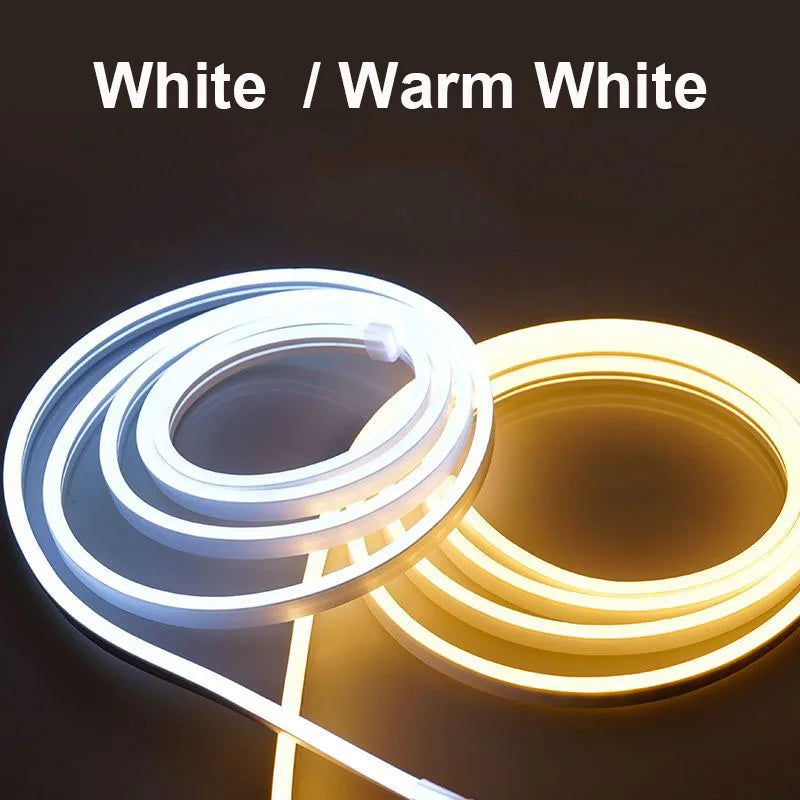 ruban led flexible blanc blanc chaud moderne minimaliste adhésif interrupteur prise usb 5v 88leds/m
