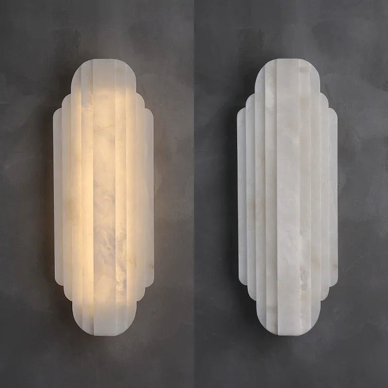 lampe murale moderne marbre blanc éclairage led nouvelle fixée mur postmoderne