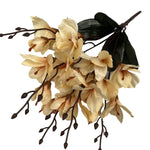 bouquet artificiel fleurs magnolia soie blanc bleu violet rouge intérieur décoration maison anniversaire fête