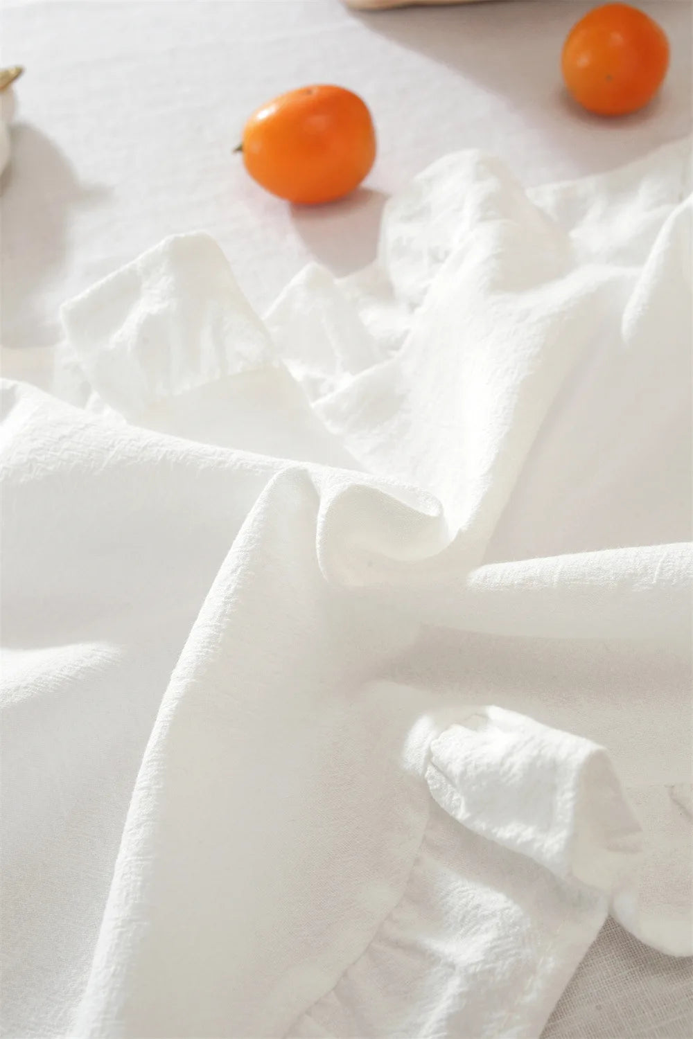 serviettes table coton blanc douces classiques maison mariage festives 14x20 inches