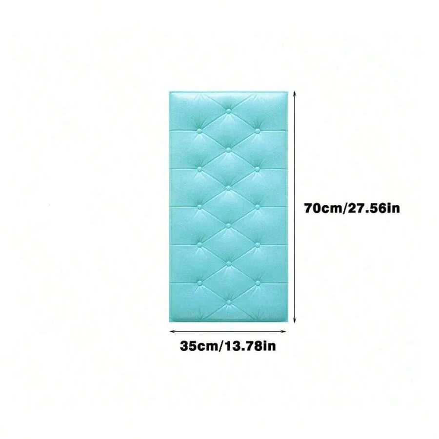 panneaux protection murale adhésifs tuiles relief moderne rose vert jaune blanc bleu marron chambre