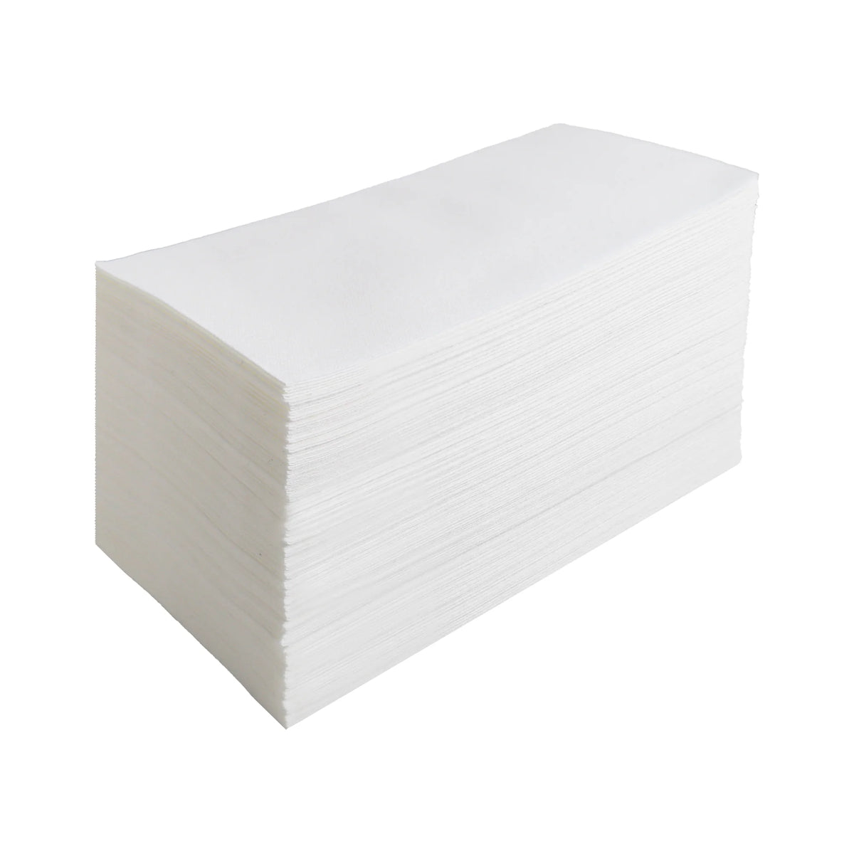 serviettes papier blancs absorbantes modernes jetables pliées fêtes événements mariage