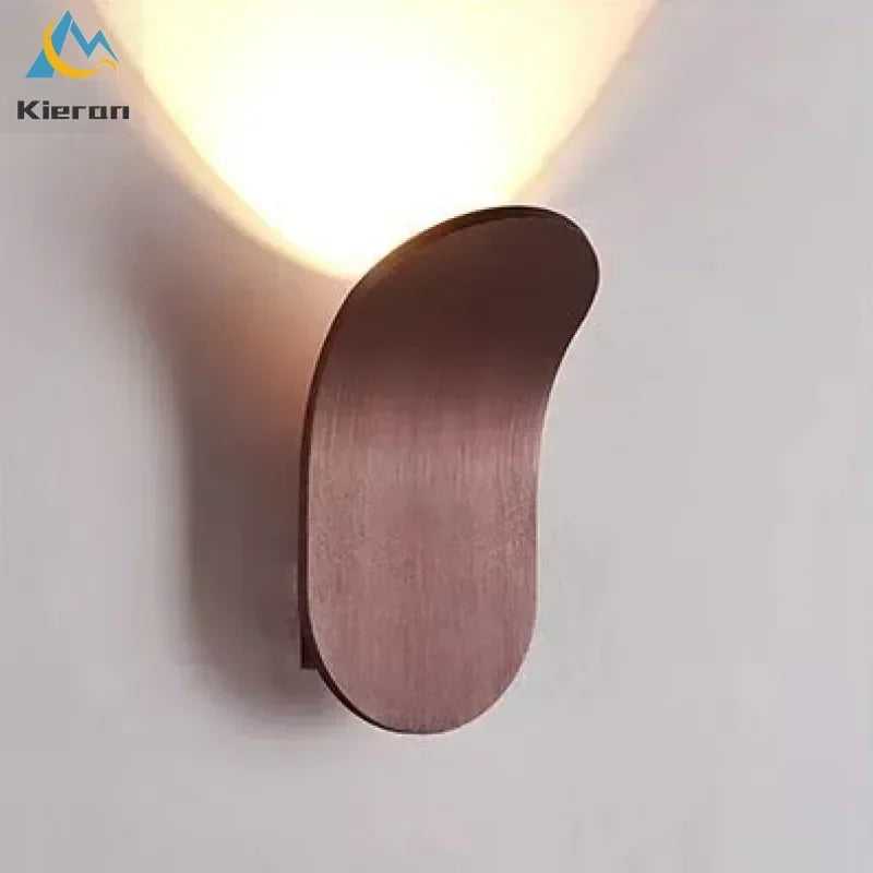lampe murale moderne applique led bronze noir blanc fixée mur éclairage quotidien cuisine salle
