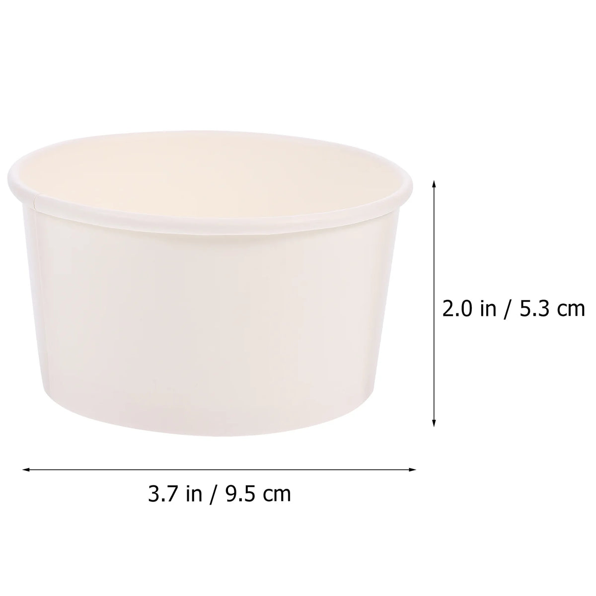 gobelets papier dessert jetables pots ice cream yaourt gâteau mousse pudding petits blancs festifs