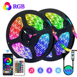 ruban led multicolore rayures adhésif télécommande connecteur usb guide utilisation moderne chambre fête