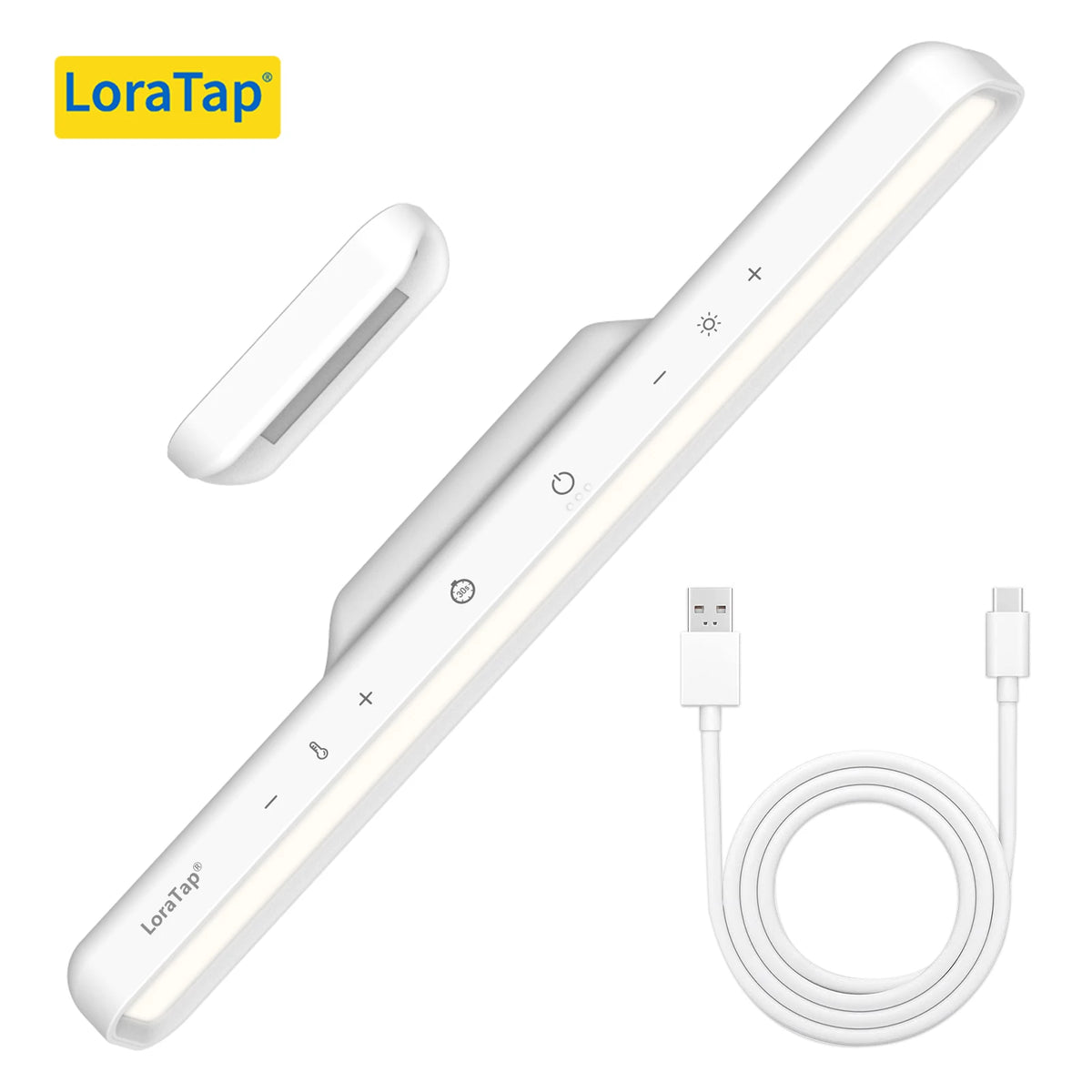 lampe led blanc moderne minimaliste réglage luminosité température couleur rechargeable tactile