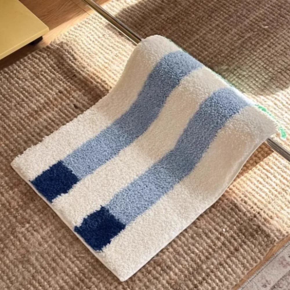 tapis moderne coloré géométrique imperméable antidérapant polyester living room front door mats