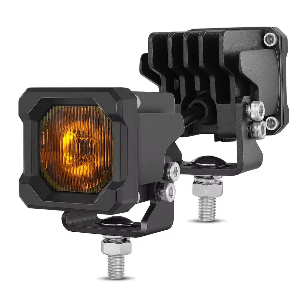feux travail led noir 50w ip68 étanche ajustables haute luminosité off road unique optique