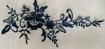 collier broderie florale polyester rouge bleu rose blanc noir floral solvable eau erotique erotique