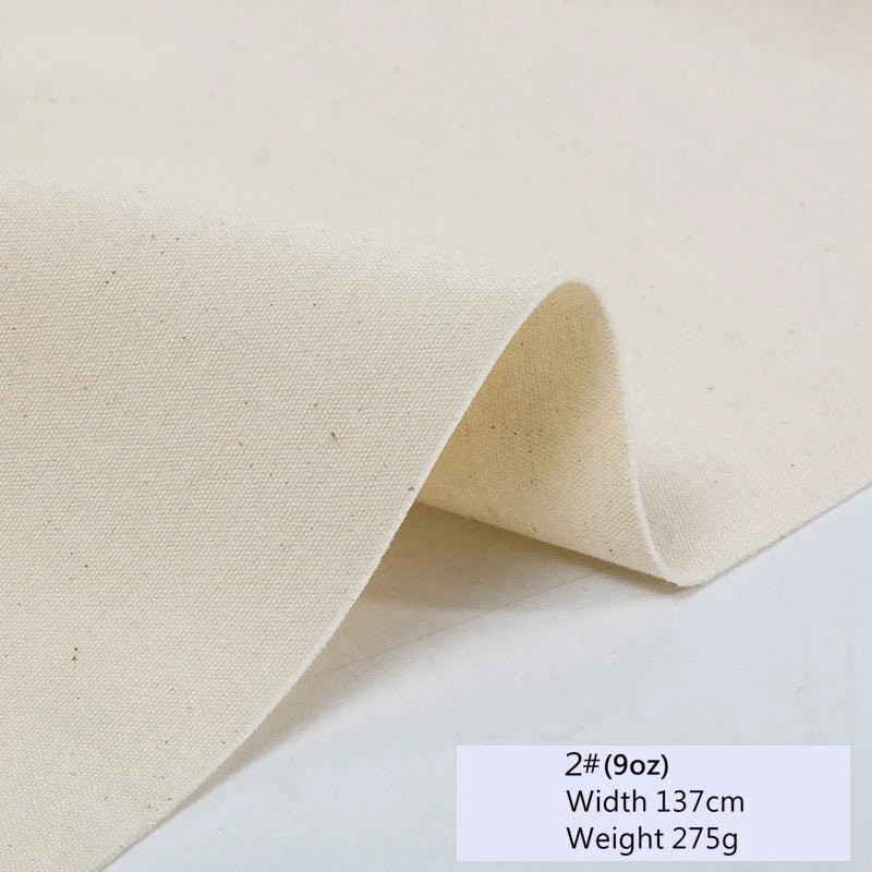 toile coton beige résistante 137 157cm bricolage rideau simple classique