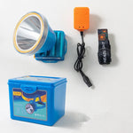 lampe frontale led bleu chargeur usb ceinture ajustable boîte rangement moderne étanche ip68 explorationextérieur