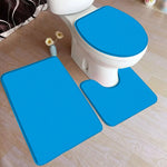 tapis bain moderne uni respectueux l'environnement noir rose clair bleu gris jaune rose foncé