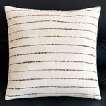 housse coussin polyester géométrique moderne beige blanc decoration intérieure canapé chaise voiture