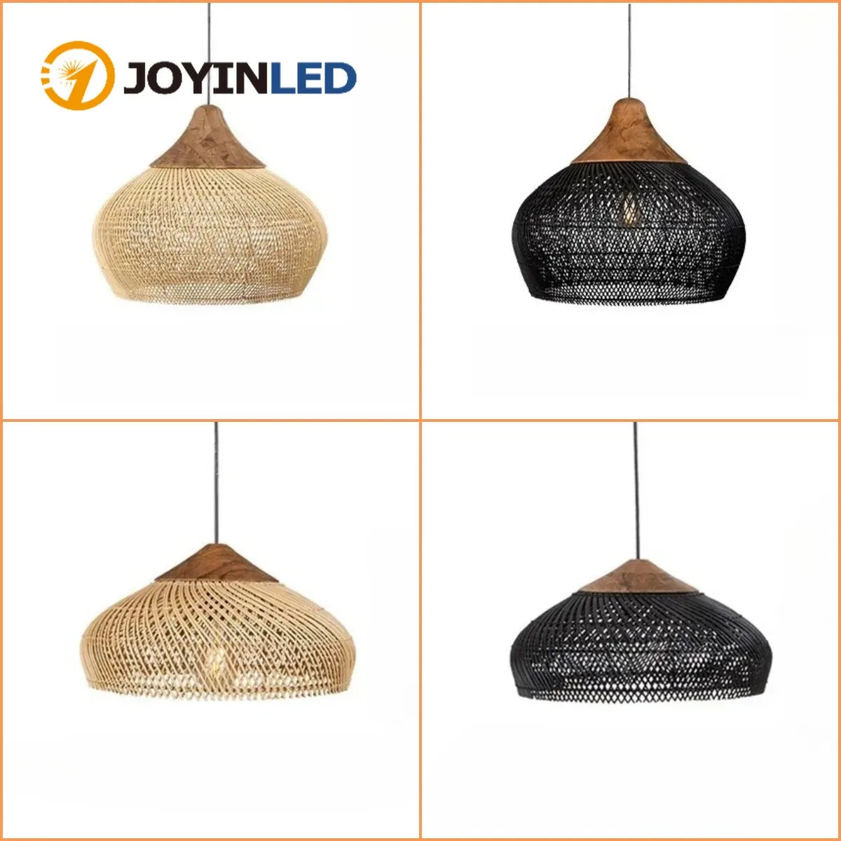 suspension lumineuse tissée naturelle moderne rustique salon chambre led 90 260v e27
