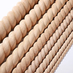 appliques murales bois torsadées classiques beige clair decoration noel plante occasionnelle sculptees decoratives