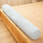 coussin ergonomique beige texture pointillée contemporain zip invisible amovible lavable 60cm 100cm