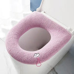 couvre siège toilette panda motif gris doux microfibre moderne respectueux environnement