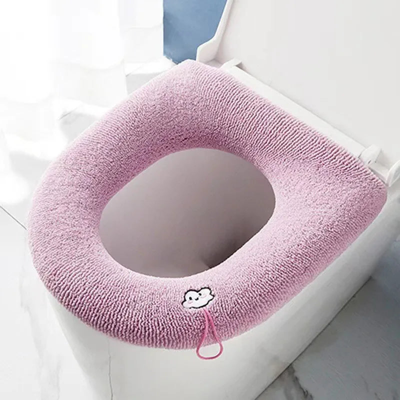couvre siège toilette panda motif gris doux microfibre moderne respectueux environnement