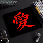 tapis souris jeu gamer noir lettre rouge moderne souris clavier manette portable