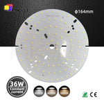 source lumineuse led argentée moderne 36w 120° cci 300ma 108 115v smd2835