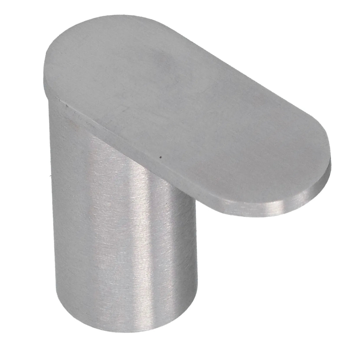 porte serviettes moderne aluminium argenté finition brossée fixations vis minimaliste