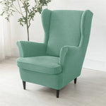 housse polaire fauteuil carreaux vert menthe moderne antidérapante chaise banquet mariage protège meuble réutilisable