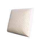 coussin latex naturel polyester blanc perforé contemporain 40x40 40x60 45x45
