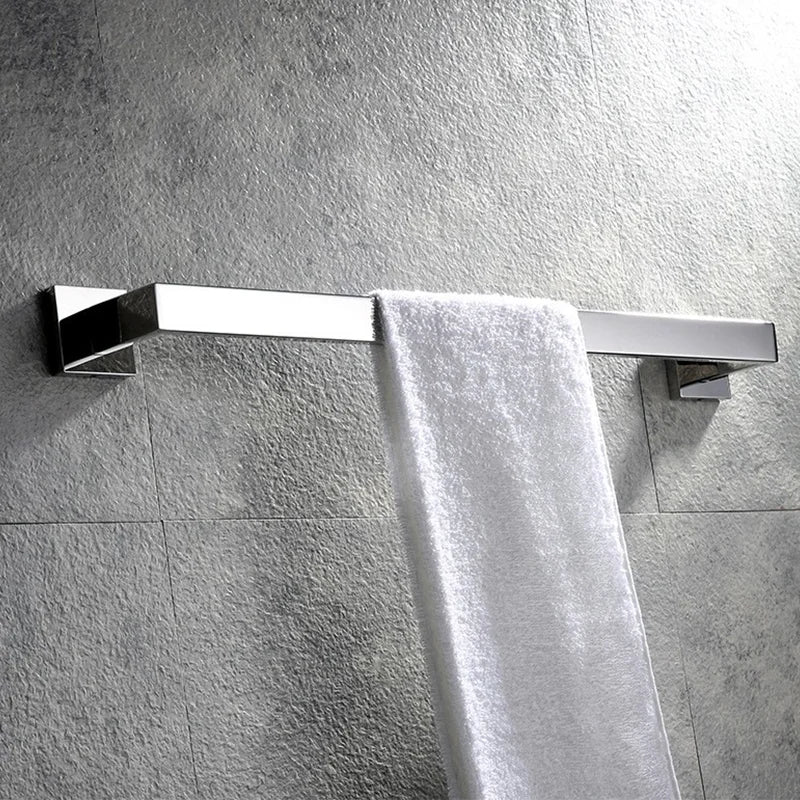 ensemble accessoires salle bain chrome porte serviette mural porte savon crochet acier inoxydable