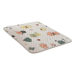 tapis animaux compagnie moderne dessins animés ours nuages beige gris bleu