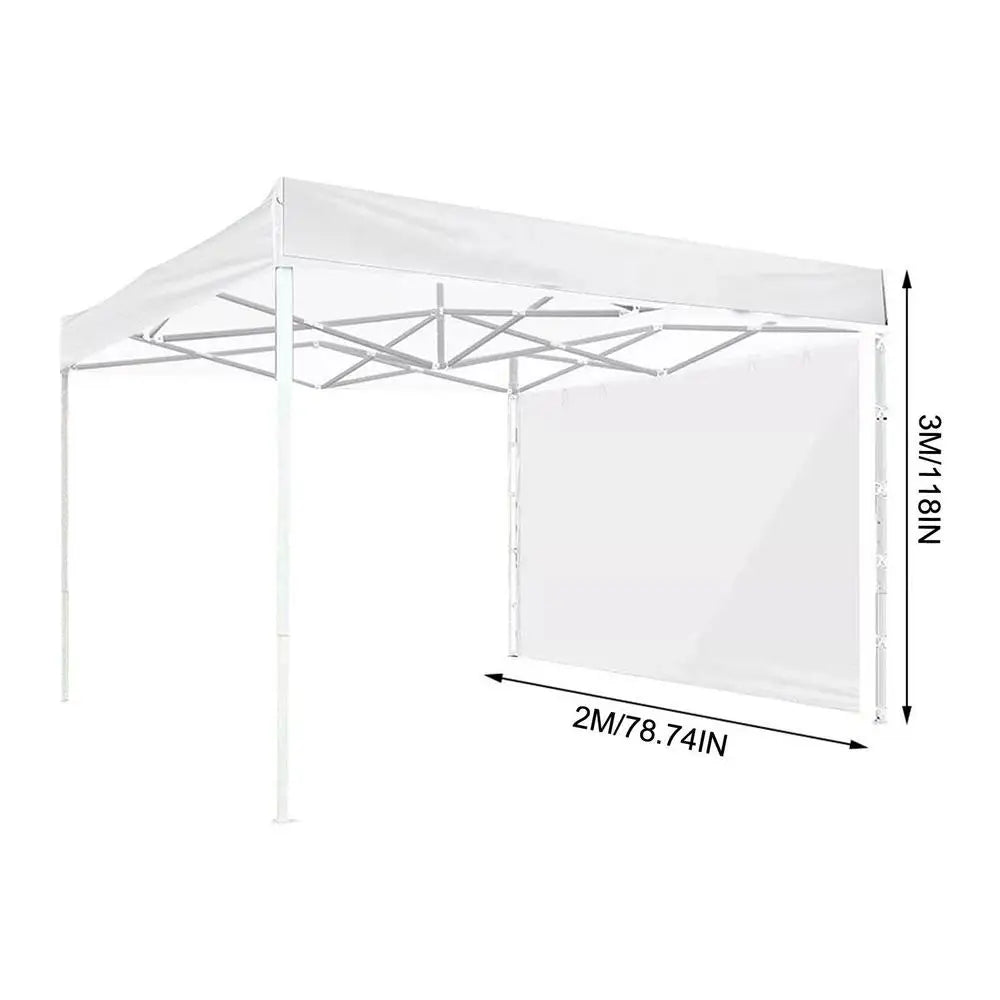 tente pliable bleue rouge blanche ombre moderne fixations tissu imperméableextérieur jardindeck piscine