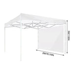 tente pliable bleue rouge blanche ombre moderne fixations tissu imperméableextérieur jardindeck piscine