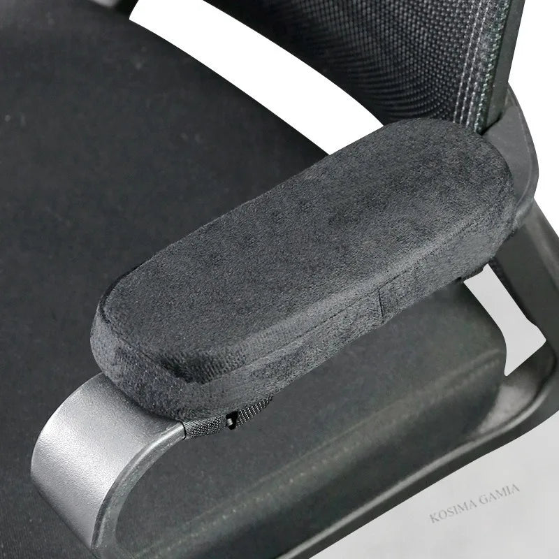 coussin soutien dos tissu noir mousse mémoire forme velcro confortable ergonomique gaming
