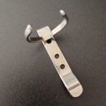clip métallique noir argenté t2 t3 lampe torche industrielle minimaliste