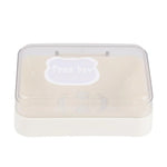 support savon transparent moderne couleurs vert beige rose jaune salle bain egouttoir couvercle rabattable
