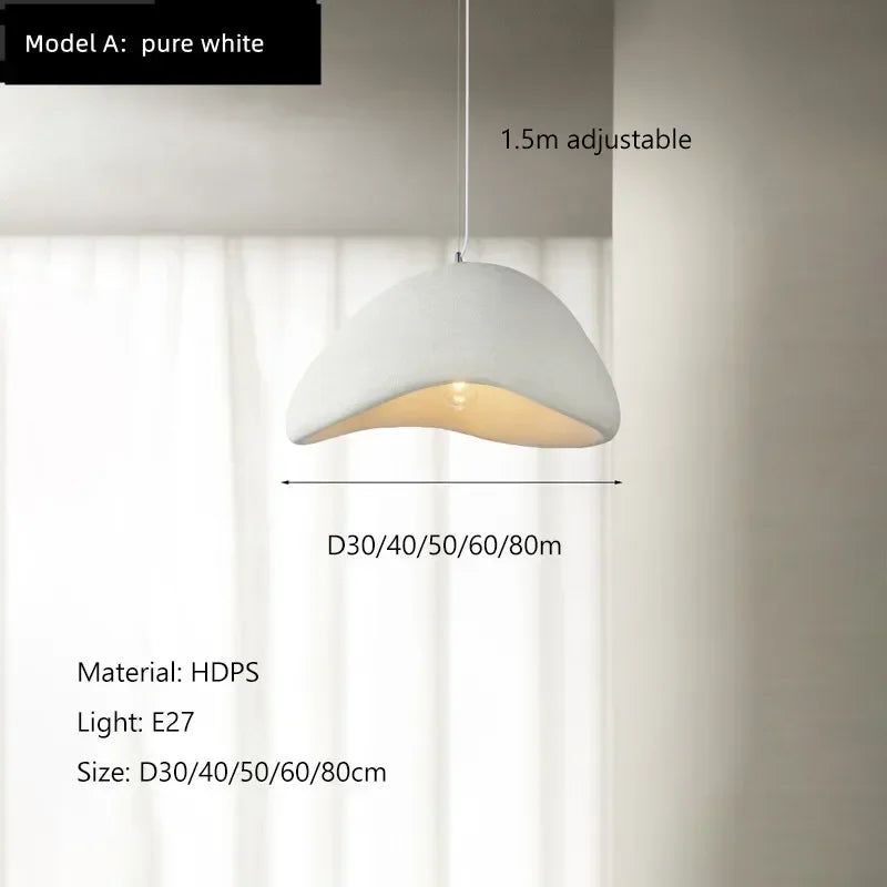 suspension lumineuse moderne blanc texturé opaque salon étude 30cm 40cm 50cm 60cm