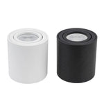 Spot LED GU10 6000K 4000K 3000K Blanc Noir 85mm Moderne Texture Fine