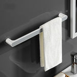 porte serviettes mural moderne texture tissée blanc bleu doré violet fixe salle bain kitchen