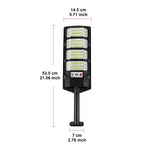 lumière solaire extérieure étanche ip65 led 20000w 50000w moderne noir fixation murale télécommande