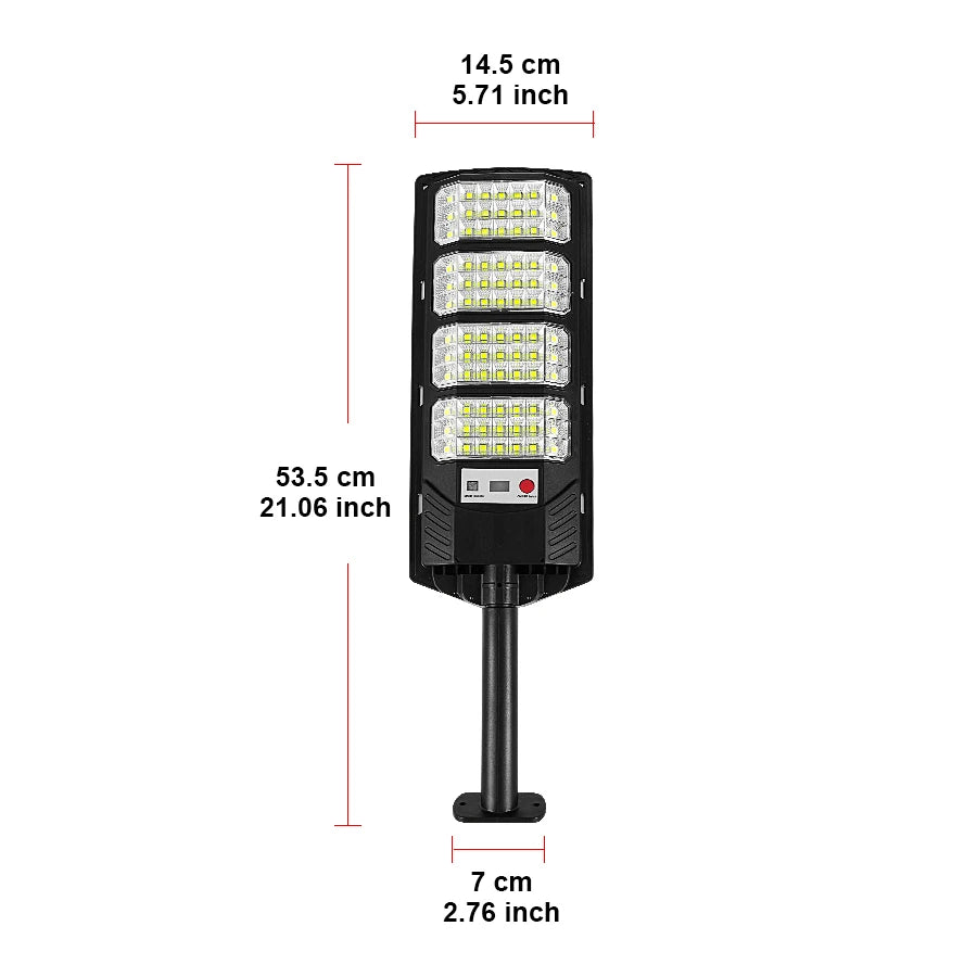lumière solaire extérieure étanche ip65 led 20000w 50000w moderne noir fixation murale télécommande