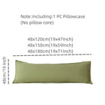 taie d'oreiller longue couple beige grande taille coton moderne lit double confort