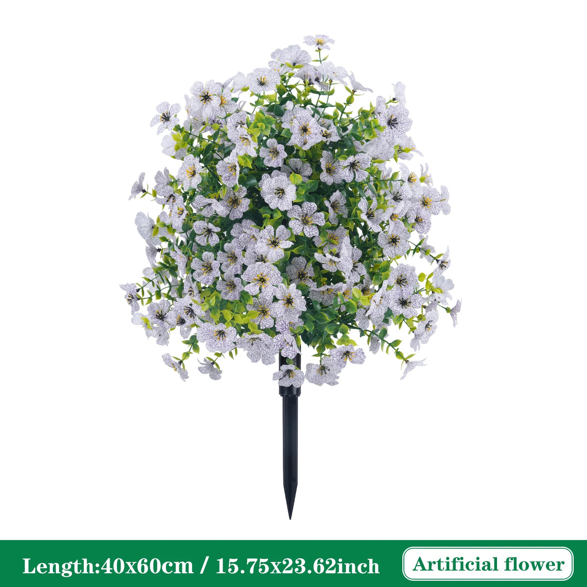 bouquet fleurs artificielles multicolore extérieur moderne décoration maison tringle resistant uv